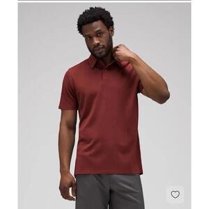 Unbound Merino Men’s Polo Oxblood Red Size Medium $125 MSRP